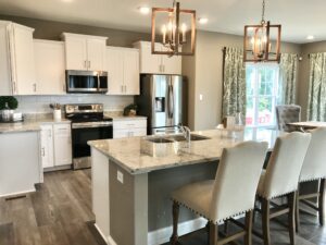 Willow upgraded kitchen by Boyd Homes.