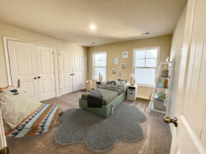 Photo of a furnished bedrom inside the Juniper Lot 46 Section 6 Castleton in Henrico VA