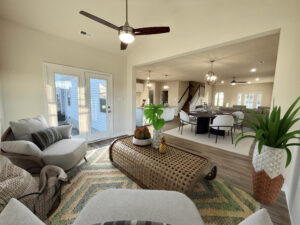 Photo of the furnished sunroom inside the Juniper Lot 46 Section 6 Castleton in Henrico VA